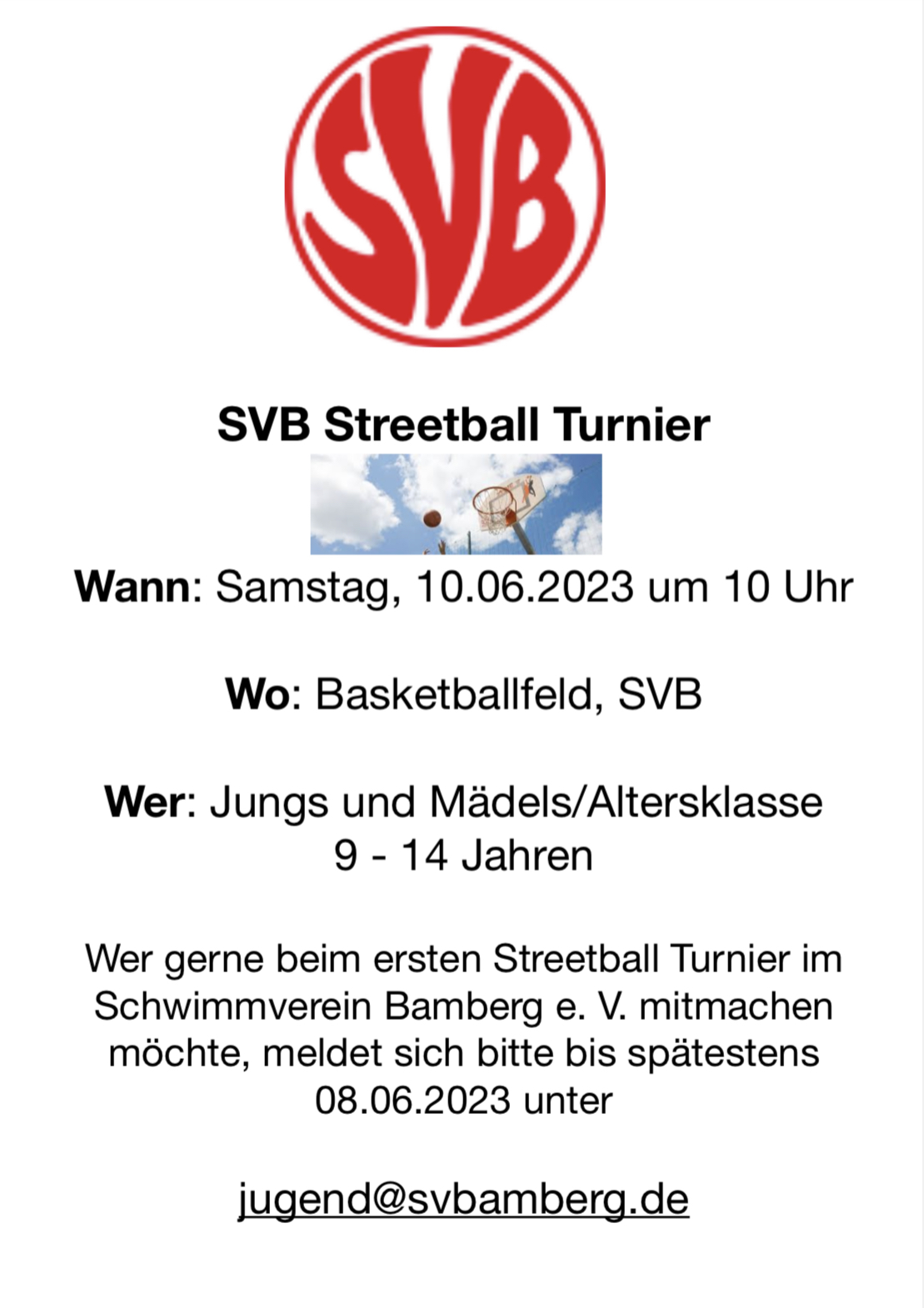 Streetball Turnier 10.06.2023